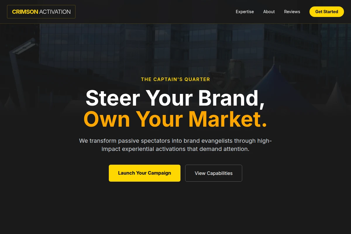 Crimson Brand Activation