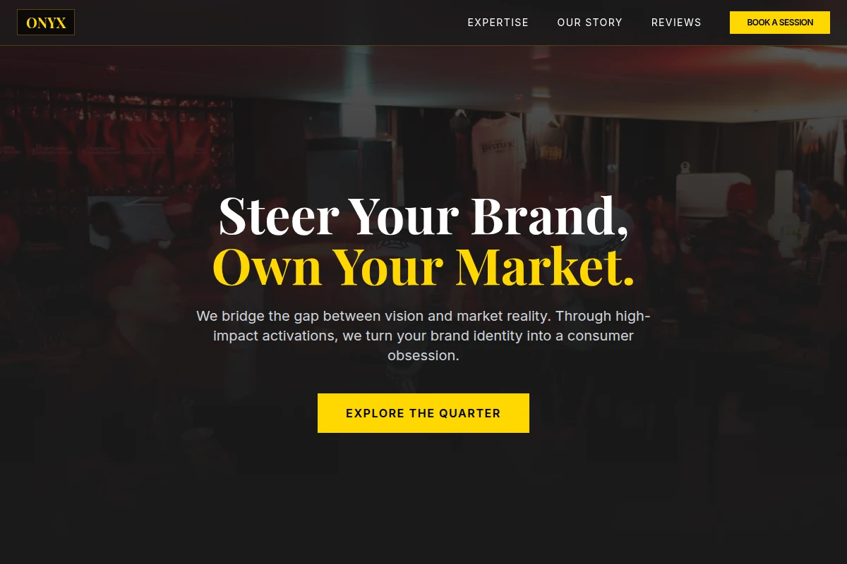 Onyx Brand Activation